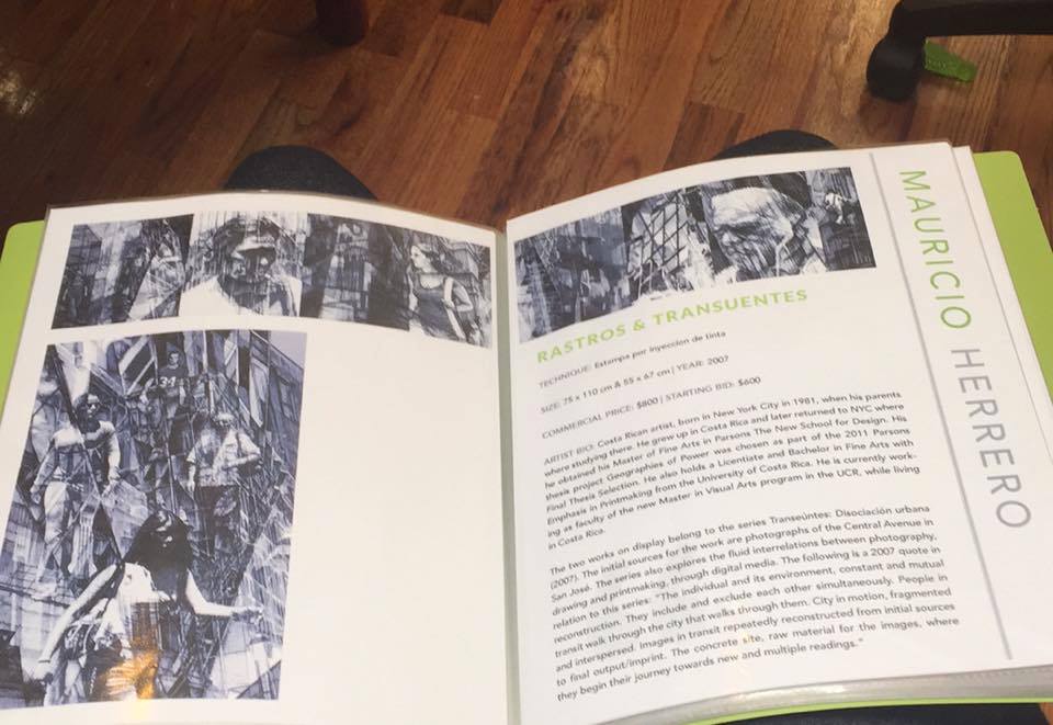 If you're in New York, I'm participating with an amazing group of Costa Rican artists in the art auction: