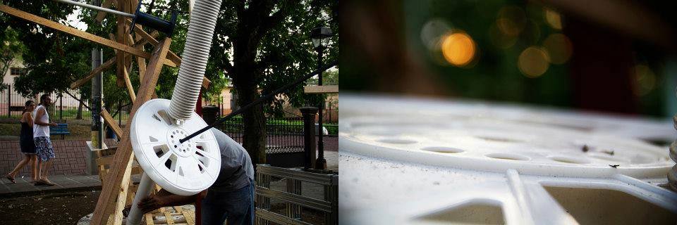 National Arts Festival 2013. This project was executed in front of the Casa de la Cultura de Mora, Ciudad Colón, Costa Rica with the assistance of Tony Araya. This edition of the festival was curated by Mariela Richmond and Yamil de la Paz.