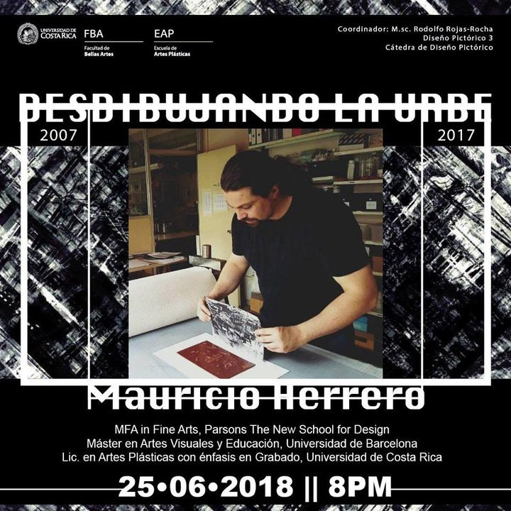 Hoy en la noche a las 8pm, están cordialmente invitados a la charla 'Desdibujando la urbe 2007-2017', en el Taller de