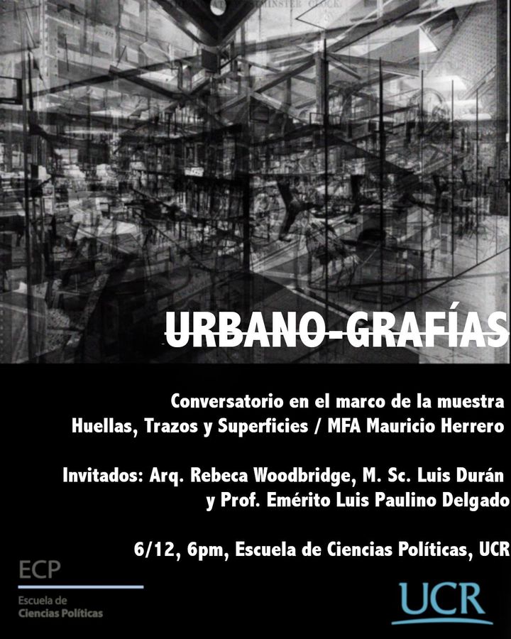 Hola, los invito al conversatorio Urbano-Grafías, en el marco de la exposición Huellas, Trazos y Superficies.